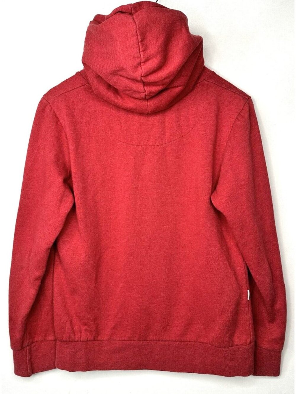tentree Hoodie Women Large Red Graphic Logo Pullover Kangaroo Pocket Long Sleeve - Picture 2 of 11